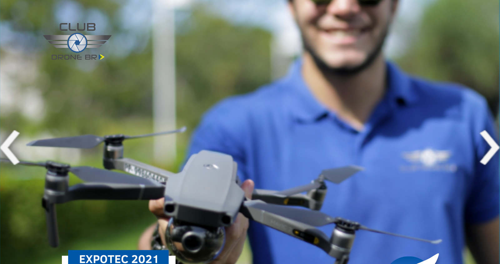 Clube Drone Brasil é mais uma atração da Expotec 2021 