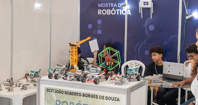 Espaço Robótica promete novas experiências tecnológicas e atividades interativas na Expotec 2026