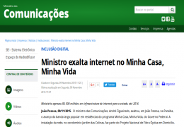 Minicom destaca visita do ministro na PB