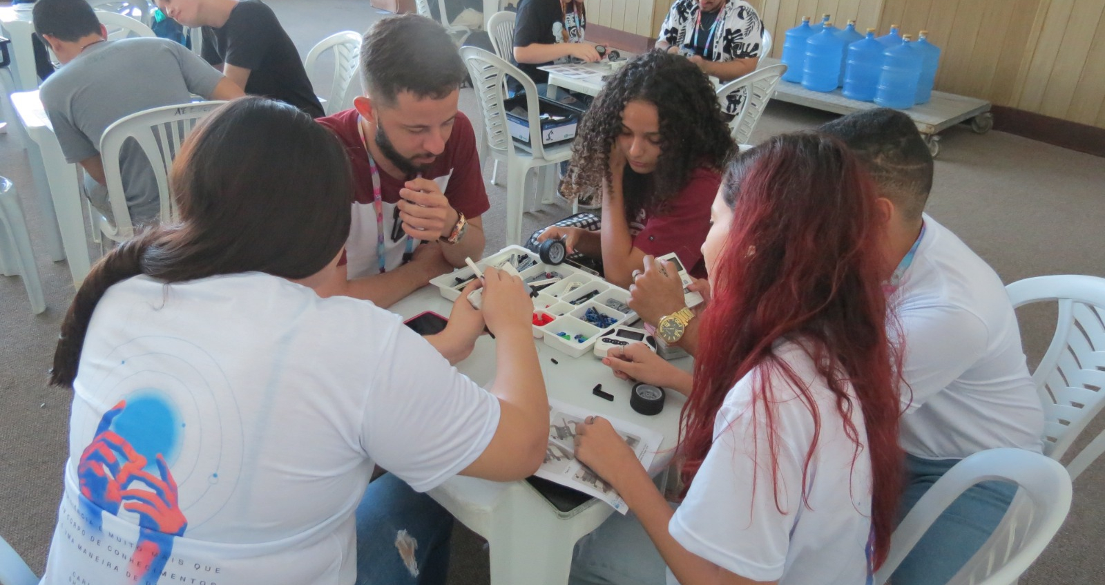 Oficinas de Robótica na EXPOTEC