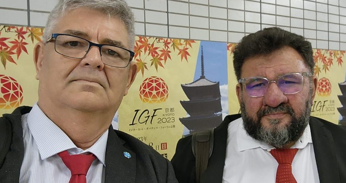 Percival Henriques e Cláudio Furtado representam a Paraíba no Fórum de Governança da Internet, no Japão
